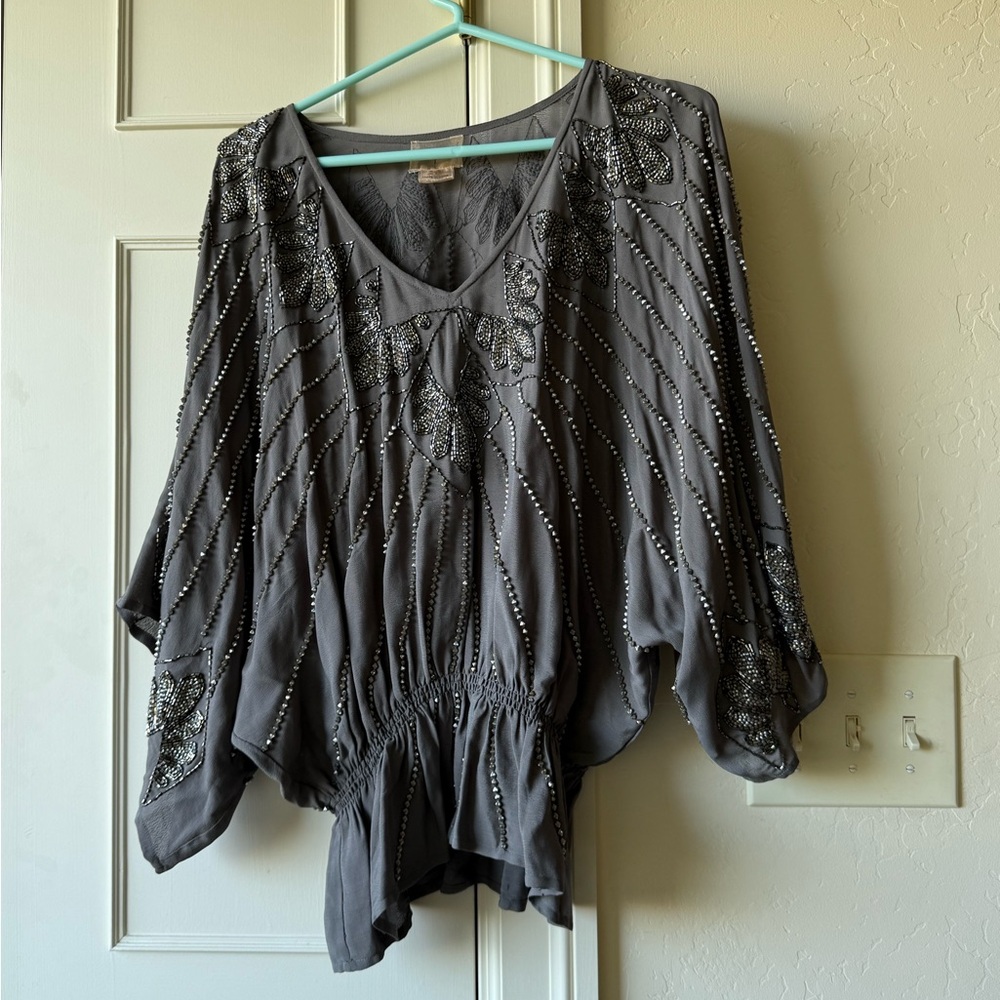Boyod Beaded Kelly Blouse Size S